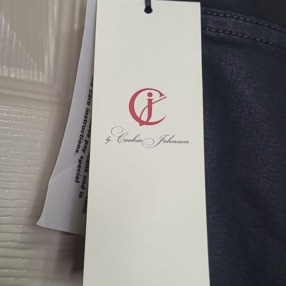 NWT Cookie Johnson Black Wax Skinny Joy Legging Jeans Size 32 - Picture 7 of 8